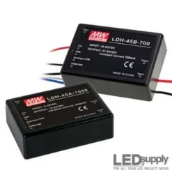 LDH Series MEAN WELL Step-Up (Boost) Mode CC LED Drivers